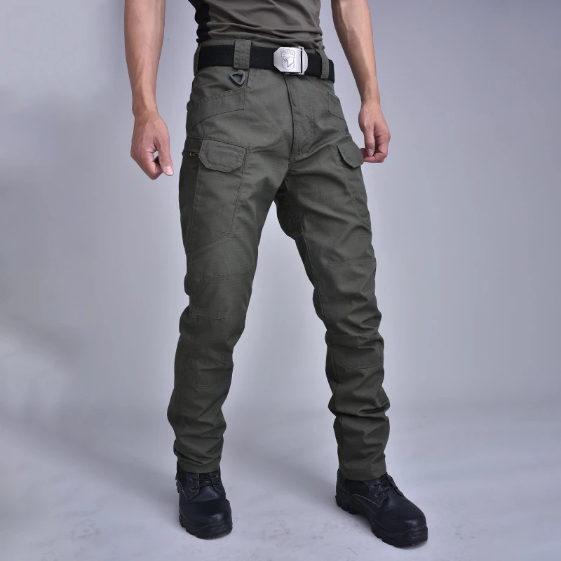 Discount OLOME City Military Tactical Pants Men SWAT Combat Army Pants Casual Men Hikling Pants pantalones hombre Cargo Pants Men