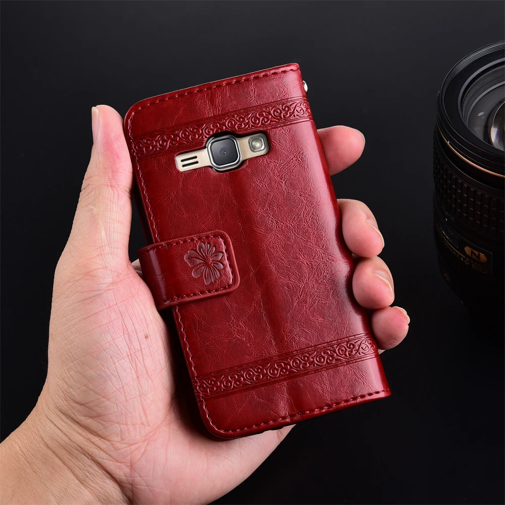 Чехол-книжка для samsung Galaxy J1, J120, J120F, SM-J120F, с ремешком, флип-чехол-бумажник для samsung J1 J 1, J120, чехол