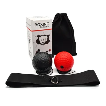 

Boxing Reflex Speed Punch Ball Sanda Boxer Raising Reaction Force Hand Eye Training Set Stress Gym Boxing Muay Thai Exercise