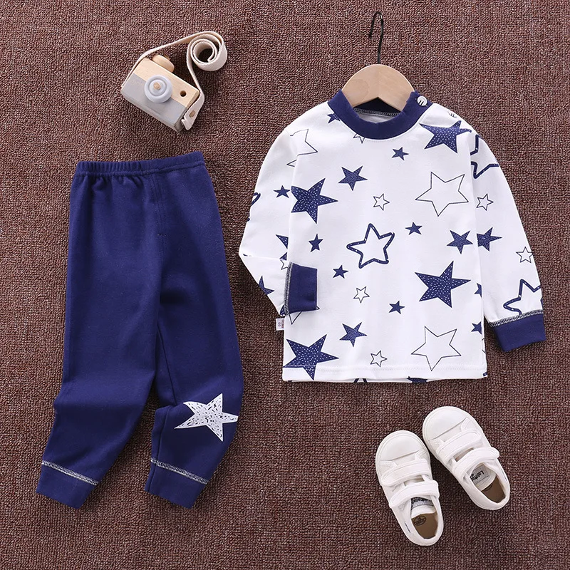 2020 Autumn Sleepwear Kids Pajamas for Boy and Girls Cartoon Child Night Wear Suit WT90 designer nightgowns