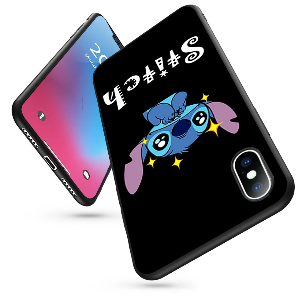 Lilo Stitch Ohana чехол s Мягкий силиконовый чехол для iPhone 11 Pro Max XR XS 5S SE 6 6S 7 8 Plus чехол для телефона TPU Capinha Coque