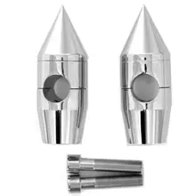 2x Универсальный алюминиевый шип Заготовка " 25 мм руль стояки на заказ 2" Rise Dirt bike Cruiser Chopper Мотоцикл