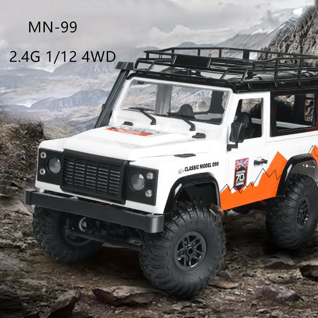 MN-99 2,4G 1/12 4WD RTR военный гусеничный RC грузовик багги внедорожный D90 автомобиль