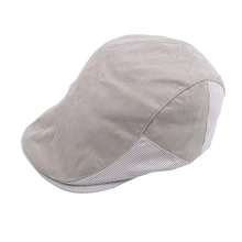 Дизайн Высокое качество Мужские и женские берет в стиле винтаж кепки Newsboy Лен Солнцезащитная шляпа