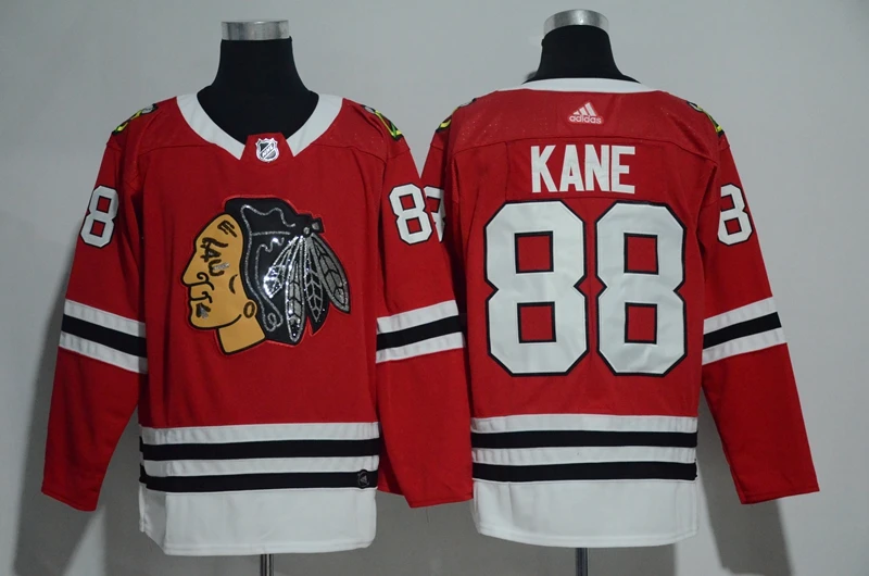 Новинка Все сшитые мужские Майки Chicago atrick Kane Jonathan Toews Duncan Keith Corey Crawford