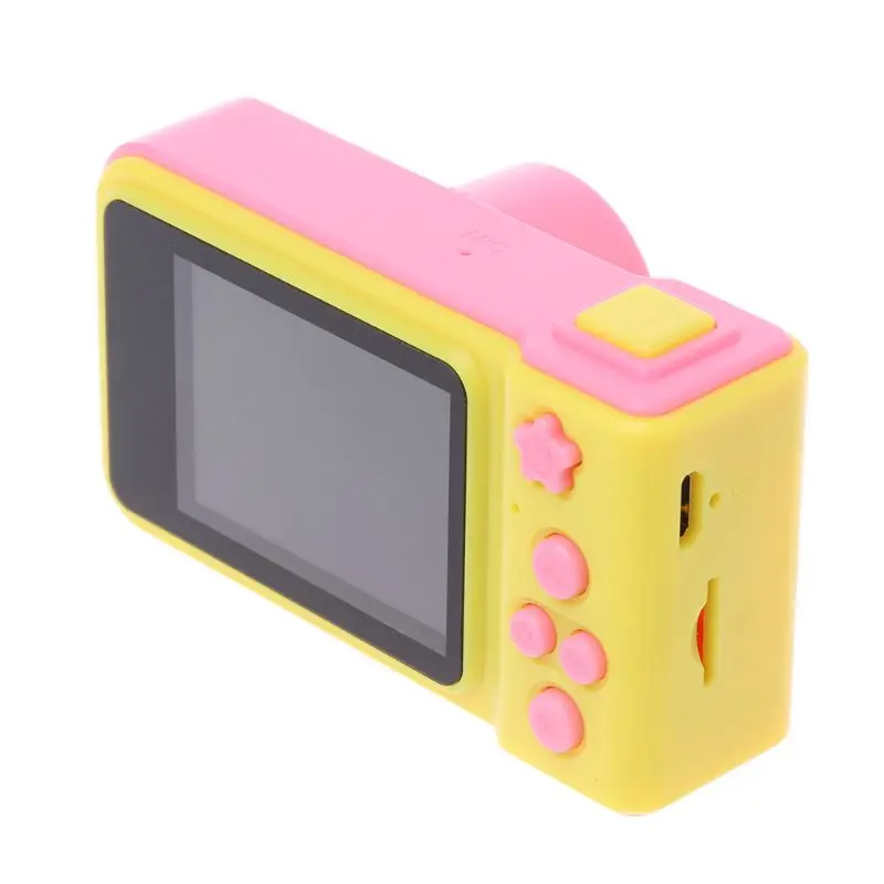 Игровой консоли 2 дюймов HD экран аккумуляторная цифровая мини-камера 1080P мультфильм милый игрушечная камера на открытом воздухе; наряд для фотосессии для детей подарок на день рождения