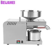 BEIJAMEI X5 Household Peanut Oil Extraction 110V 220V Automatic Sesame Oil Press Machine Commercial Cold Hot Oil Presser 1