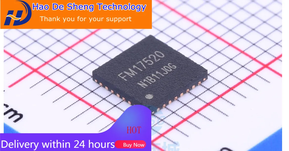 10PCS/LOT FM17520 QFN-32 13.56Mhz RFID RF Card Chip New Original In Stock | Электронные компоненты и