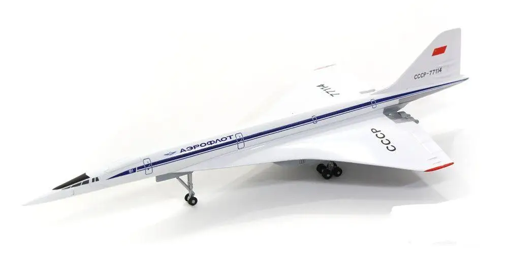 Herpa Aeroilot Tupolev TU-144D 101 Reg CCCP-77114 1/400 литье под давлением модель самолета