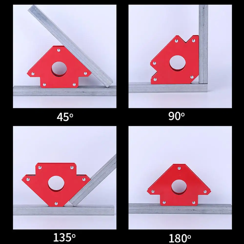TRANVON 2 шт. Магнитный сварочный угловой держатель позиционер пайки локатор для сварки углов Магнитный сварочный магнитный держатель 25 фунтов