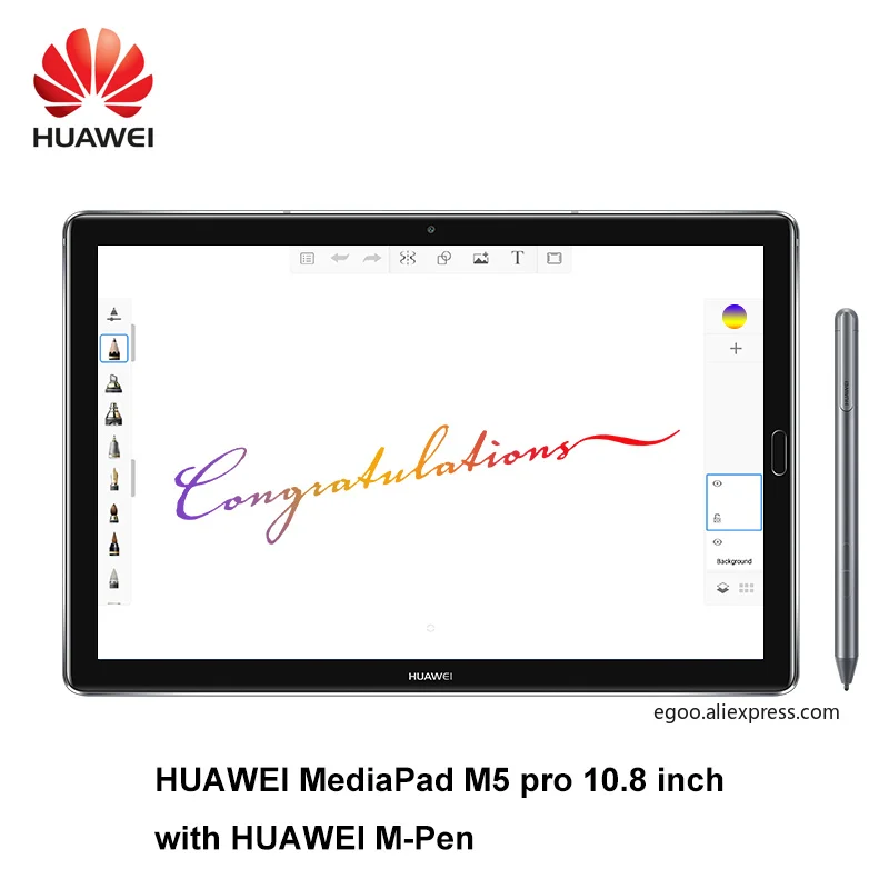Huawei MediaPad M5 pro, 10,8 дюймов, четыре ядра, 4 Гб ОЗУ, 64 Гб ПЗУ, Wifi/LTE, Android 8,0, 2K ips, 2560x1600, отпечаток пальца, Android 8,0