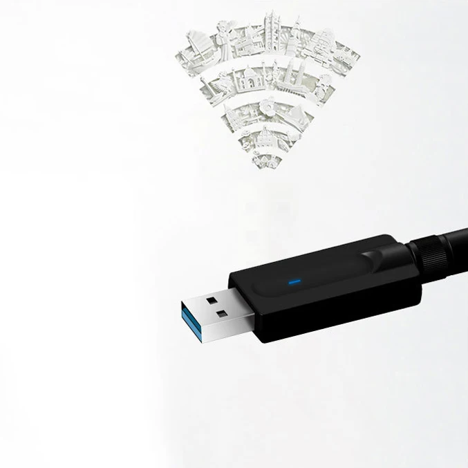 1200 Мбит/с USB 3,0 1200Mbp Wifi адаптер двухдиапазонный 2,4 ГГц 5,8 ГГц для настольного ноутбука беспроводная сетевая карта Winxp/7/8/8,1/10