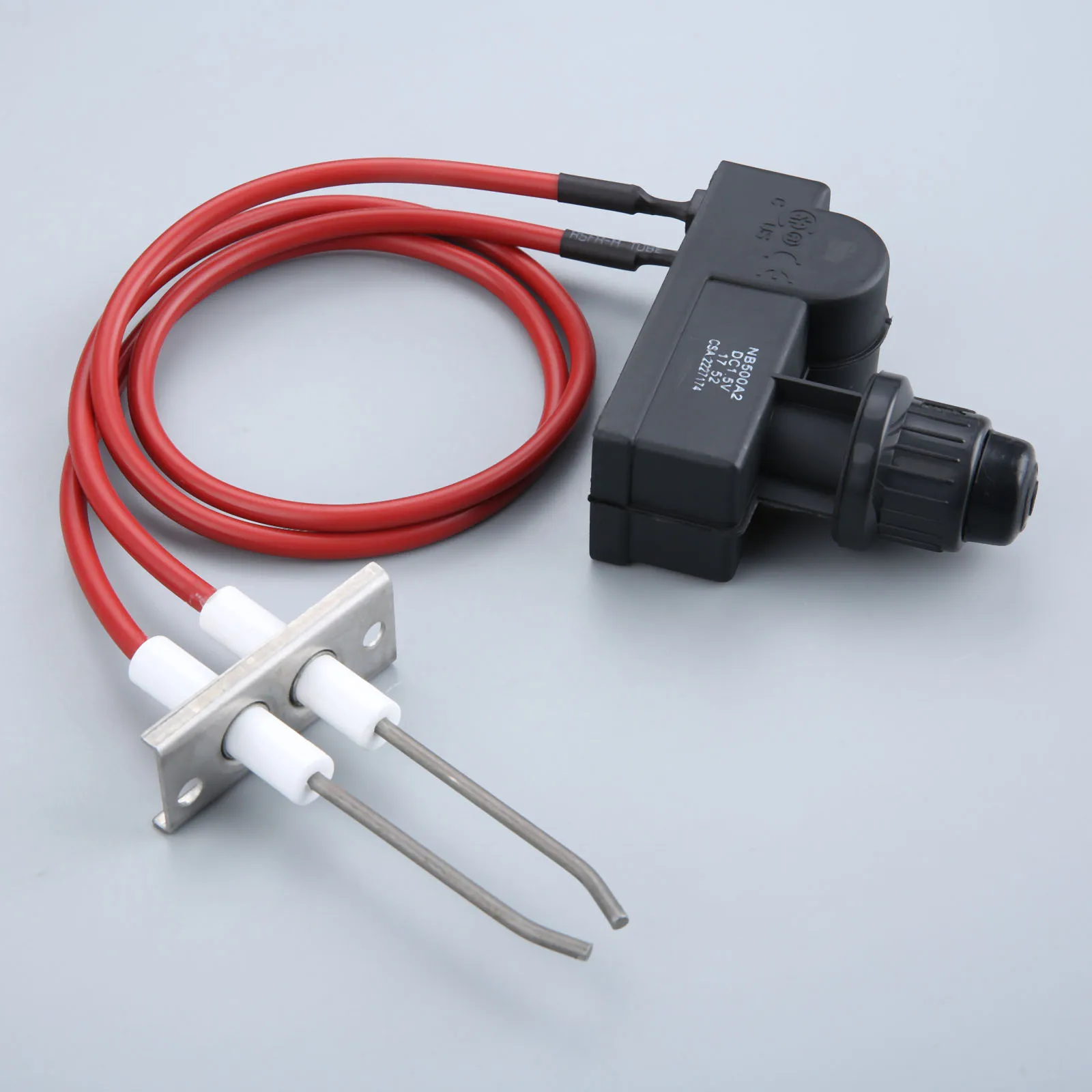 1kit Igniter with High Spark Plug Wire Length 450mm Each Double Ignition Sparks Fits Grill/heater/water Heater/Burner Outdoor Gas Fire Pit Igniter