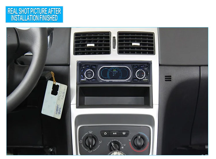 1 Din MP3 автомобильный fm-радиоприемник Авторадио с Bluetooth Hands Free Dual USB поддержка быстрой зарядки U диск приборной панели Стиль Авто