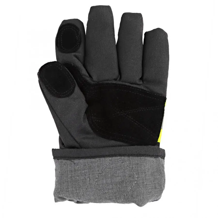Fireproof Anti-Fire Equipment Heat-Resistant Fire Retardant Firefighters Protection Gloves Black