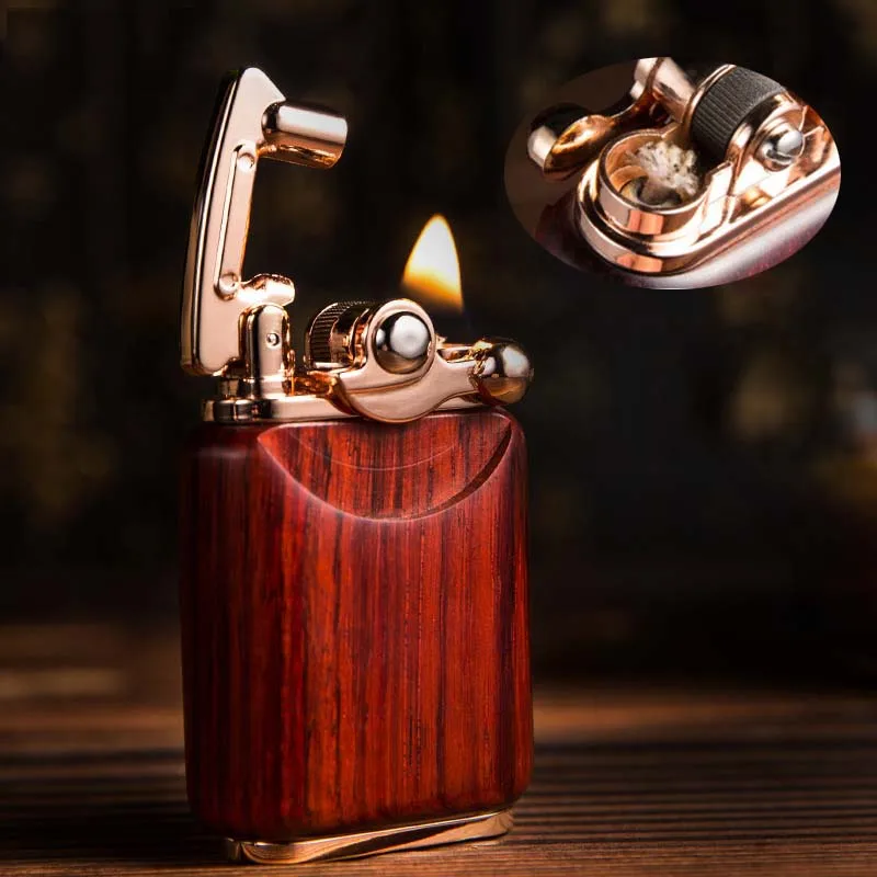 Chief Windproof Cigarette Lighter Retro Flint Kerosene Lighter Portable