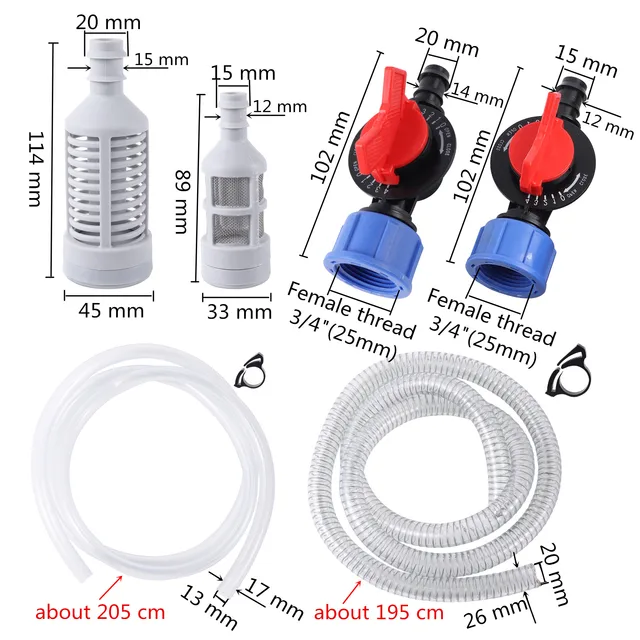Venturi Műtrágyázási Rendszer 1 "/1.5"/2 "Férfi Szál Öntözés Automatikus Műtrágya Injektor Fecskendő 1Set - Image 2
