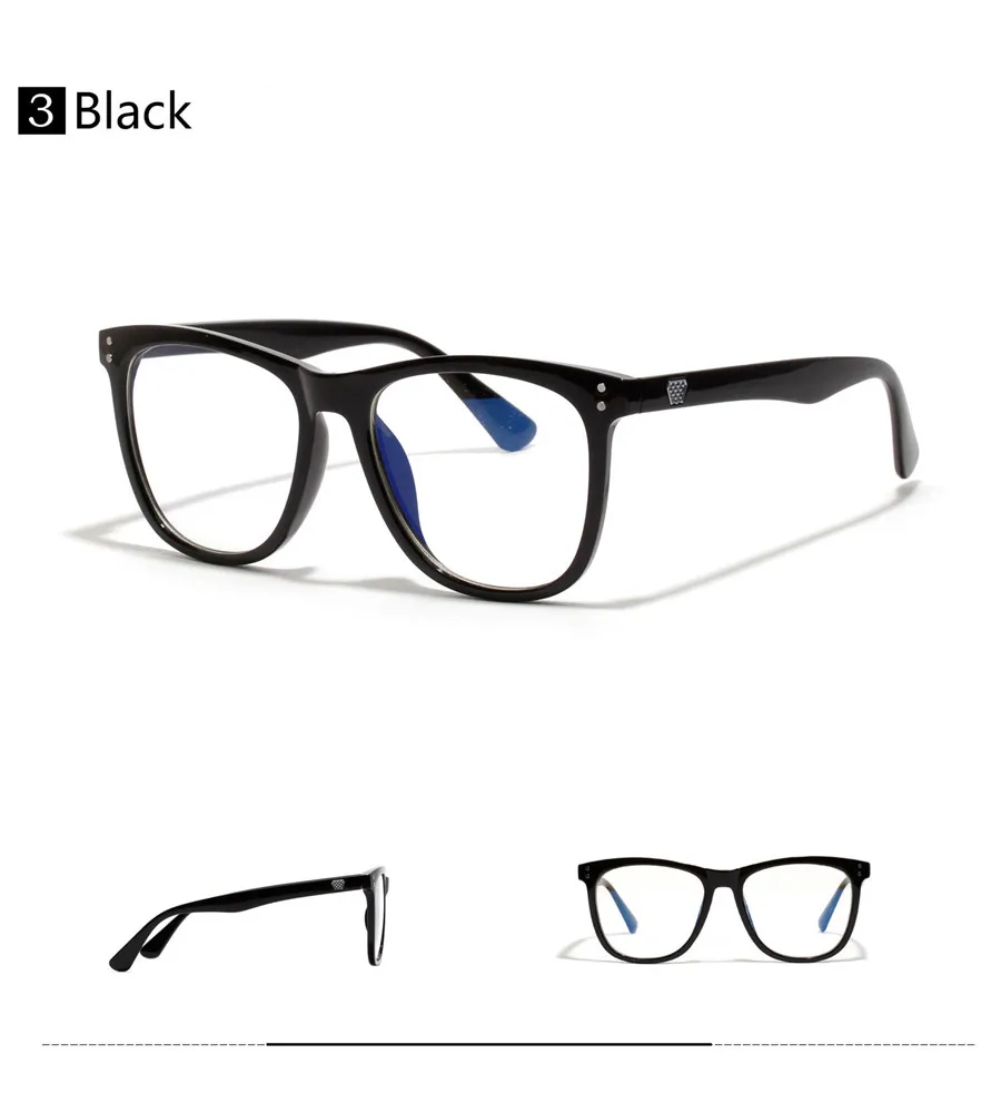 3 Glasses Frame Плоская зеркальная оправа для очков "кошачий глаз", женские брендовые дизайнерские оправа для очков, черные леопардовые винтажные оптические компьютерные очки - Цвет оправы: 3 Glasses Frame