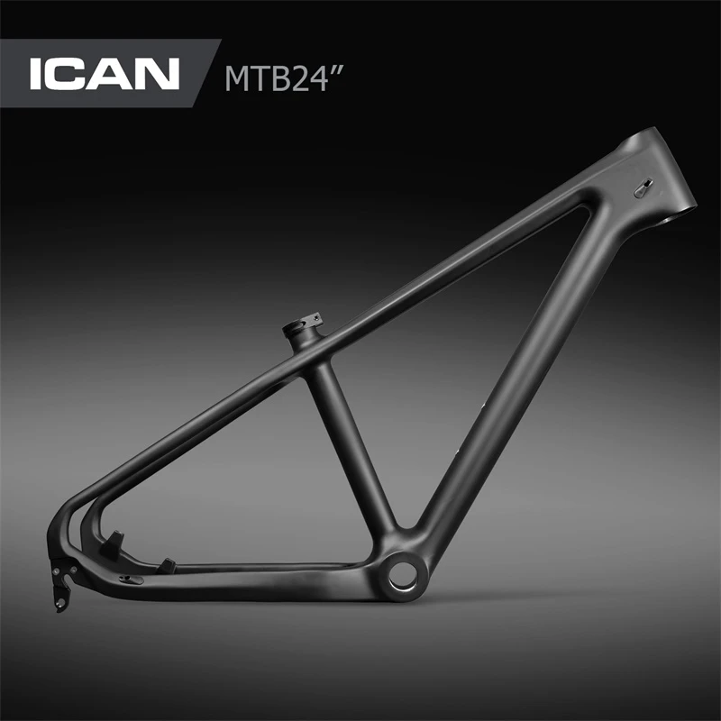 ICAN High Quality MTB 24inch Carbon Mountain Frame Cycling Bike Frame
