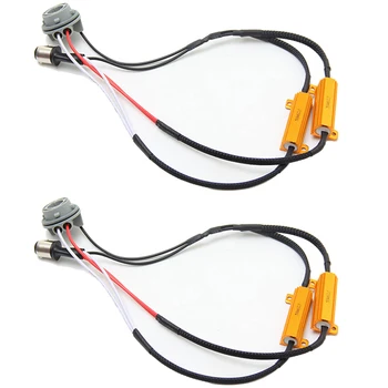 

2Pcs 1157 Hyper Flash Fix Error Free 100W Decoders for LED Signal Lights