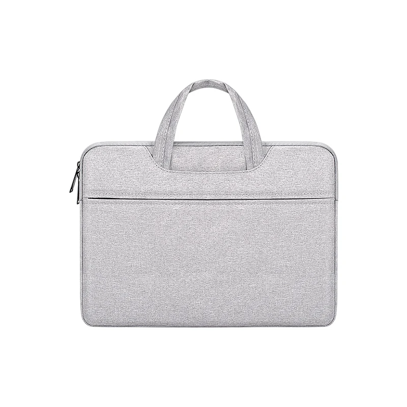 Grey Сумка для ноутбука Macbook Air Тетрадь чехол 13/14/15 дюймов Сумка для ноутбука Компьютерные сумки из натуральной кожи Портфели сумка для ноутбука DELL hp Xiaomi - Цвет: Grey