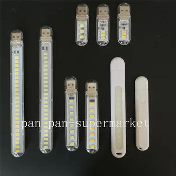 

USB LED Book Lights 3 8 12 24 LEDs SMD 5630 5730 LED Bulb 5V Power Input White 5000-6500K Warm White 3000-3500K USB Night light