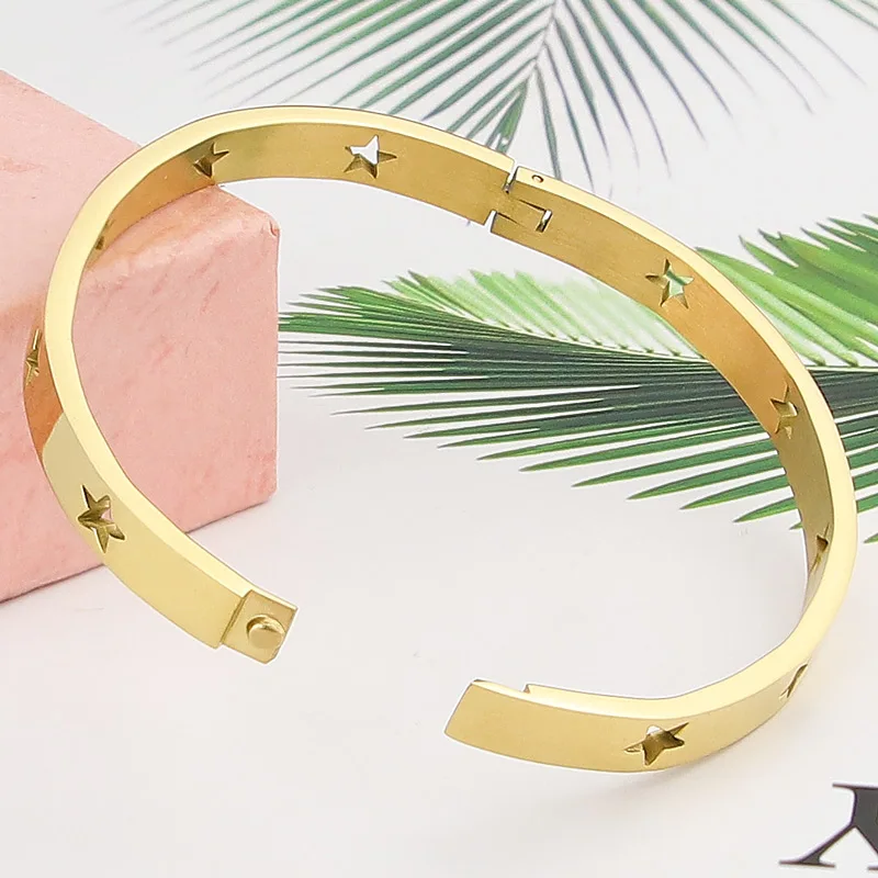 Bangle Bracelet Stainless Steel for Women