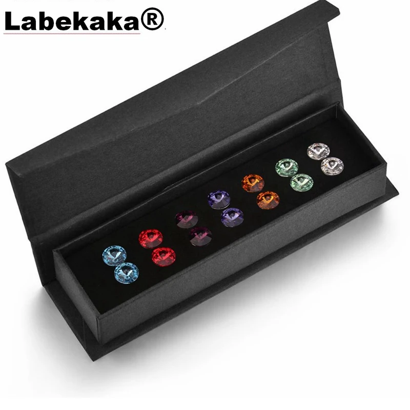 Labekaka одна неделя Круглые разноцветные серьги ногтей костюм девушки ювелирные изделия