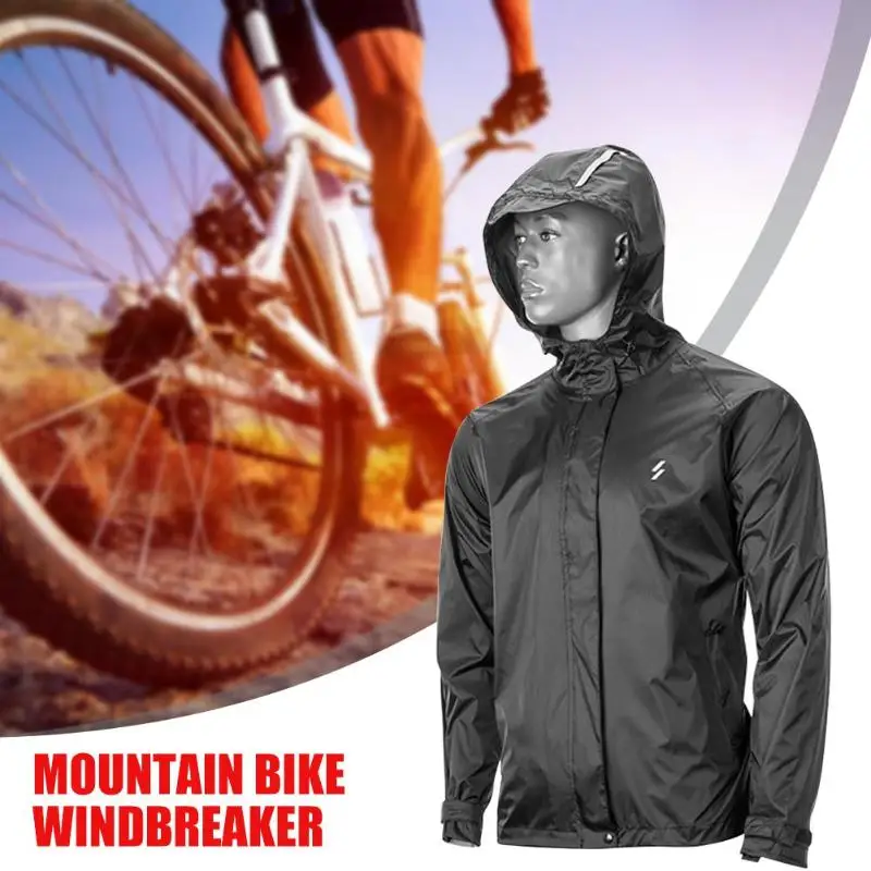 Открытый Велоспорт походная куртка горный велосипед ветровка для женщин мужчин Внутри дышащая ткань, молния водонепроницаемый пластик