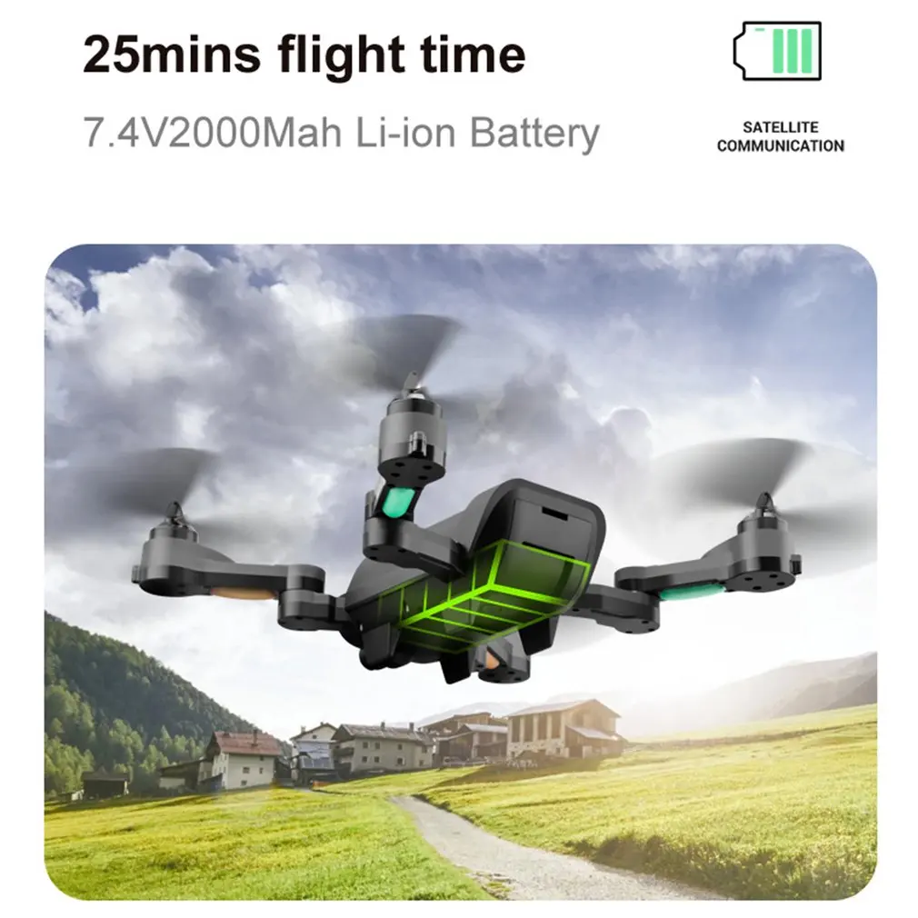 S3 5MP/4K камера gps складной Радиоуправляемый Дрон с 5G передача изображения пульт дистанционного управления Вертолет фиксированная точка Смарт следование