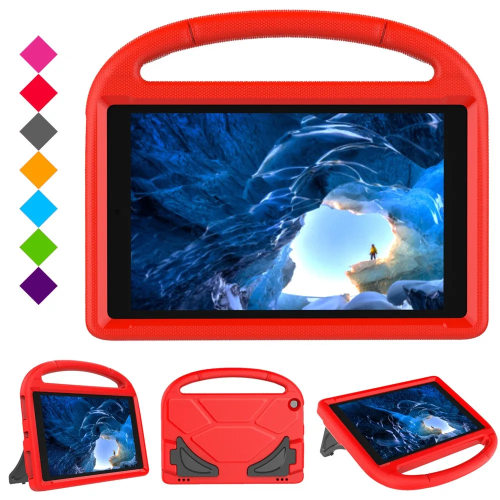 Для Amazon Kindle Fire HD 10 2015 2017 чехол для планшета детей дюймов безопасная ручка из ЭВА