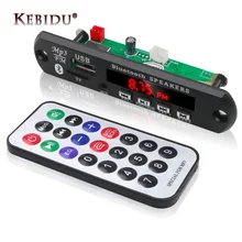 Kebidu MP3 Jogador Sem Fio Bluetooth Bordo Decodificador WMA MP3 Leitor De Cartão Do Bluetooth Módulo de Áudio Acessórios Do Carro Com Rádio FM