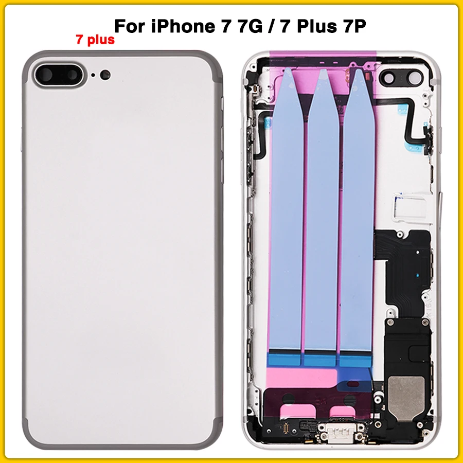 Новый чехол с полным покрытием для iPhone 7 7G Plus P задняя крышка батареи каркас