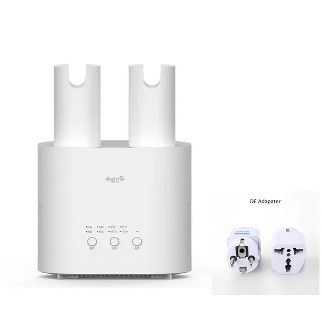 Add DE Adapter Оригинальная интеллектуальная многофункциональная Выдвижная сушилка для обуви Xiaomi Deerma, многофункциональная стерилизация, u-образный держатель для обуви - Цвет: Add DE Adapter