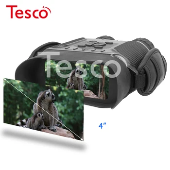 

Bestguarder Night Vision Time Lapse IPX4 HD Hunting Binoculars 400M Big Screen 5x Zoom 4.5X40mm 32G Infrared Telescope Monocular