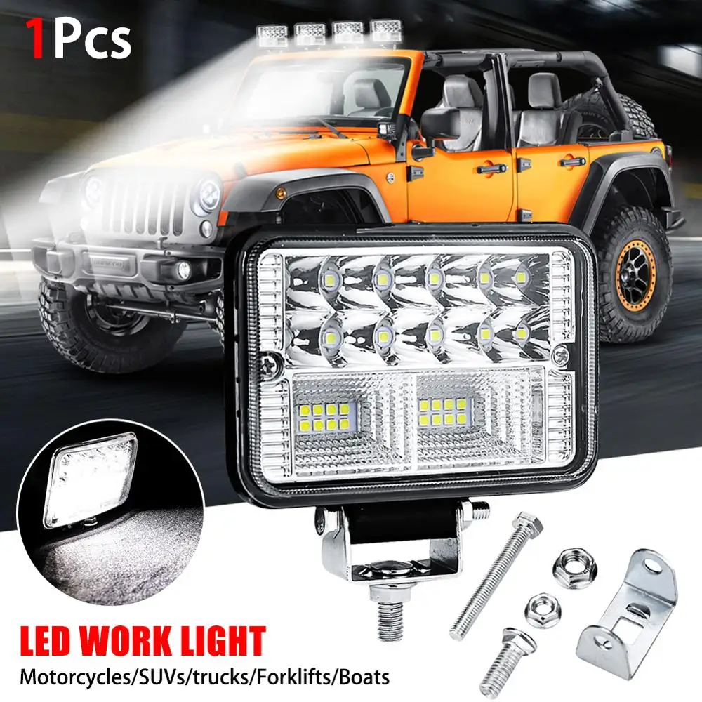 

1pc LED Bar 4INCH 78W 26 LED Work Light Flood Beam Bar Driving Lamp for ATV Offroad Boat Tractor Truck Fog Light 12V 24V
