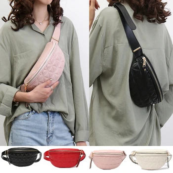 

Women Travel Waist Fanny Pack PU Money Belt Wallet Glitter Multicolor Hip Bum Bag Pouch Travel Sport Crossbody Chest Bag