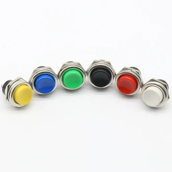 

18pcs 16MM Self Return Momentary Push Button Switch 6A/125VAC 3A/250VAC