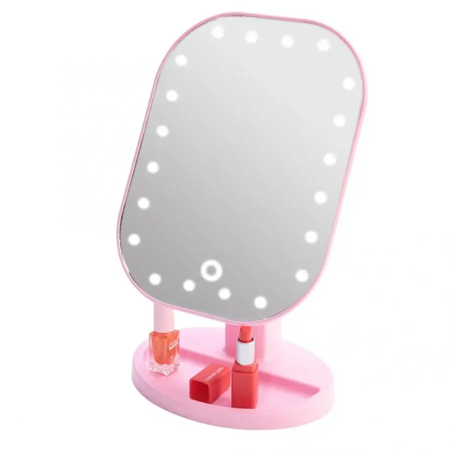 20 LED Makeup Mirror 10X Manifying Cosmetic Mirror Touch Screen USB Charging Makeup Mirror