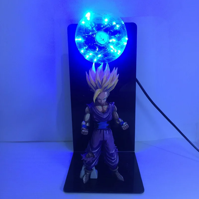 Аниме Dragon Ball Sun Wukong Garage Kit Креативный светодиодный светильник Настольная лампа для защиты глаз светящаяся игрушка креативный Сияющий