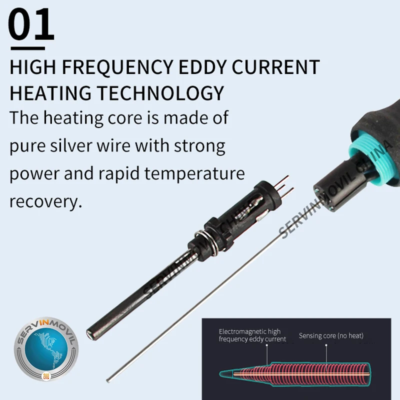 Bakon BK906 Handle for BK60 BK90 BK881 Soldering Station Original Accessories BK906 Soldering Iron Handle Accessories Heater