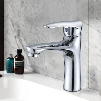 

Full Copper Basin Water Tap Shower Room Cabinet Wash One's Face Off The Stage Pot House Decoration Toilet Household Cold Hot