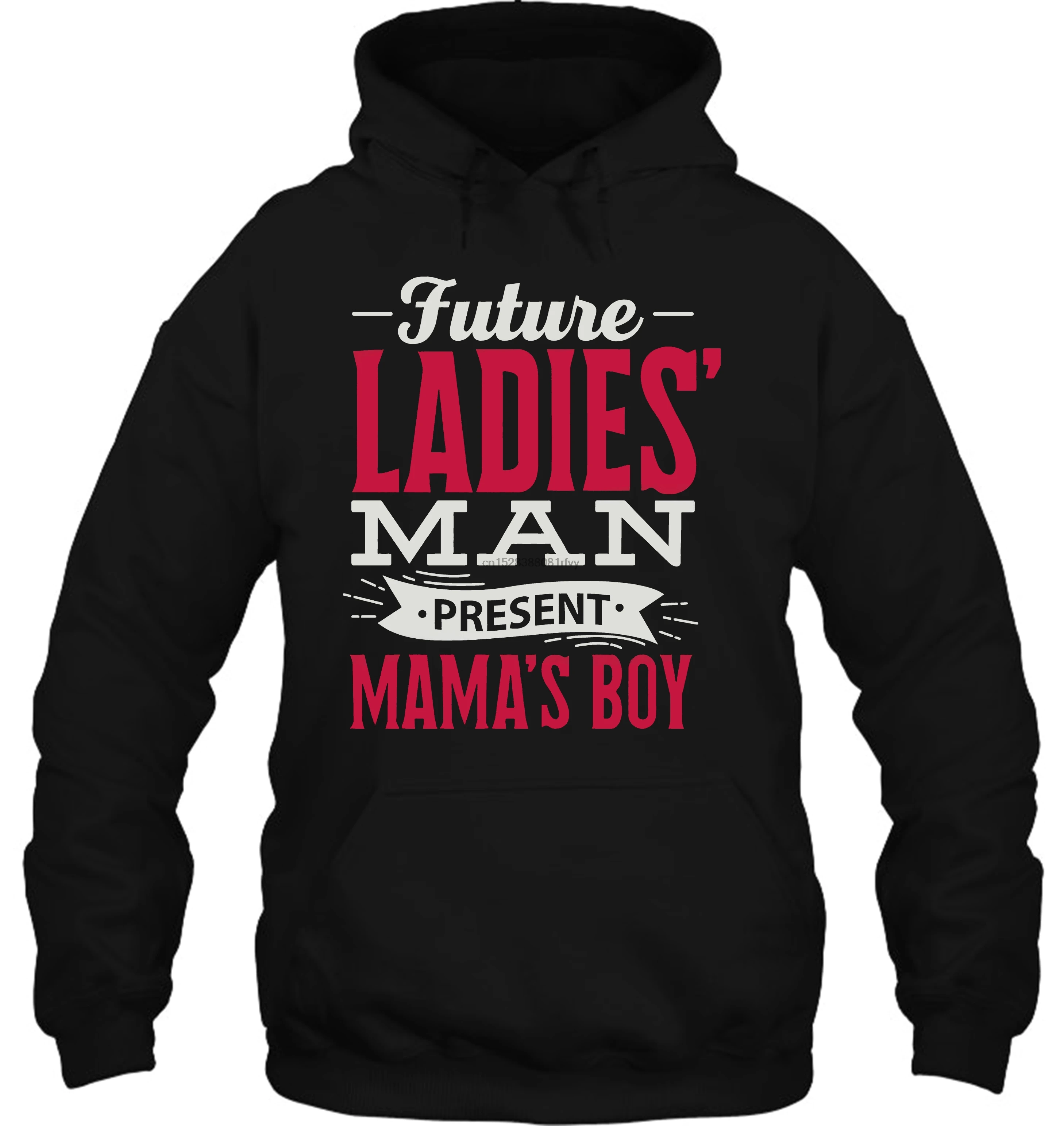 Для мужчин Толстовка «Mama's Boy» ко Дню Святого Валентина для мальчиков и девочек, для взрослых с милыми рисунками, футболки будущего с надписью «Ladies Man Homme Для женщин в уличном стиле