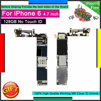 

For IPhone 6 Motherboard 128GB Without Touch ID Unlocked Disassembly Mainboard Good Working Logic Board Tested Full Functions