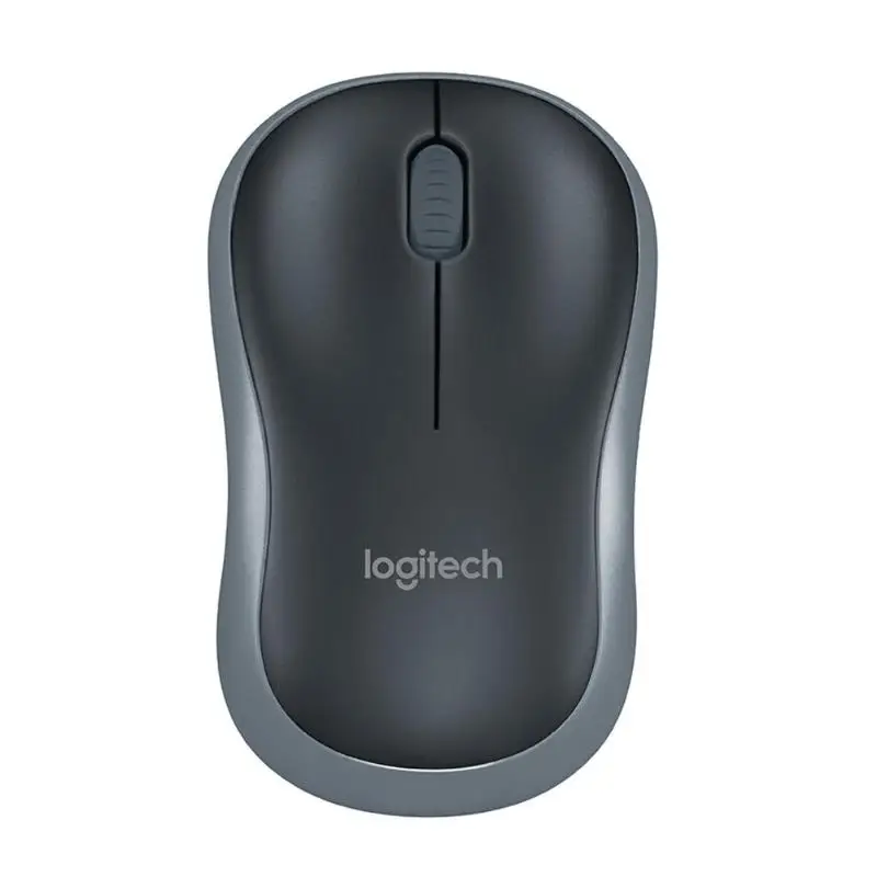 Беспроводная мышь logitech M186 2,4G 1000 dpi, оптическая мышь с USB нано-приемником для ноутбуков, настольных ПК, беспроводная мышь высокого качества