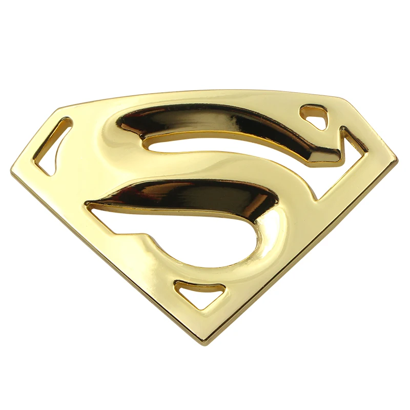 1 PCS products 3D 3M chrome emblem Cool Funny Car-styling car stickers Auto logo Superman badge metal Motorcycle Car accessories