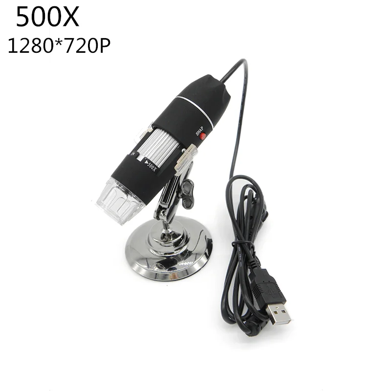500X 800X 1000X цифровой USB микроскоп Лупа биологический Мини карманный микроскопы для электроники детей