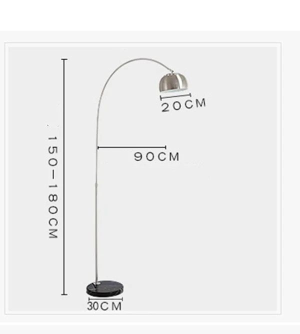 Рыболовный торшер большой напольный светильник из нержавеющей стали хорошего качества различных размеров E27 дизайн отель проект светильник ing