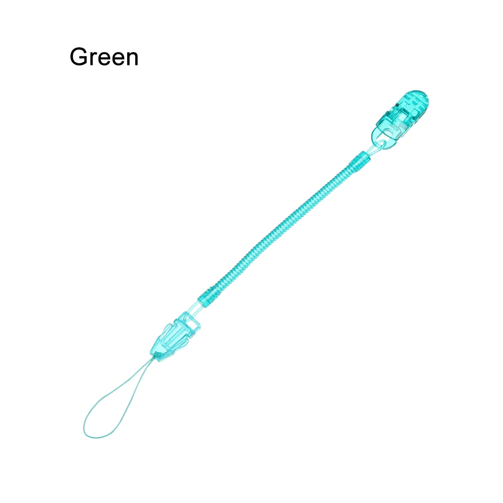 1-green Пустышка для младенцев и малышей, Весенняя Соска-пустышка, зажим для соски, держатель на цепочке, Детская жевательная игрушка - Цвет: 1-green