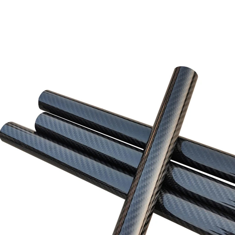 1 Pcs 1000mm 3K Carbon Fiber Tube Diameter 16mm 17mm 18mm 19mm 20mm 22mm Glossy Surface for Plant Protection Aircraft